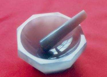 玻璃儀器，瑪瑙研缽 規(guī)格：70mm
