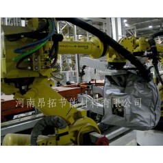 昂拓專業(yè)阻燃機(jī)器人防護(hù)服，焊槍機(jī)器人防護(hù)服