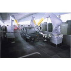 ABB機(jī)器人熱噴涂防護(hù)服，噴涂機(jī)器人防護(hù)服