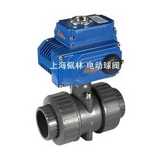 PVC電動(dòng)雙由令活接球閥，Q961F雙由令電動(dòng)球閥