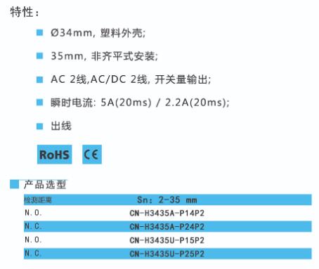 BEDOOKSENSOR電容式接近開(kāi)關(guān) φ56系列 