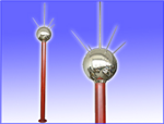 多針球形優(yōu)化避雷針， 球狀型雷電接閃器